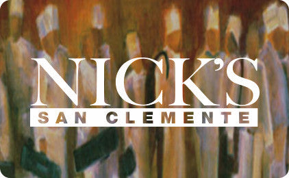 Nick's San Clemente Gift Card